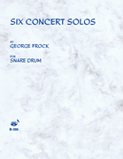 SIX CONCERT SOLOS SNARE DRUM cover